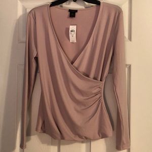 Ann Taylor Factory Wrap Top